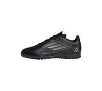 adidas Mixte Enfant F50 Club Football Boots Turf, Core Black/Iron Metallic/Gold, 28 EU