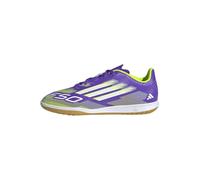 adidas Mixte Enfant F50 Club Indoor Football Boots Kids Chaussures, Purple Rush/Cloud White/Lucid Lemon, 28 EU