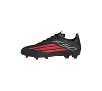 adidas Mixte Enfant F50 League Firm Ground/Multi Ground Football Boots Kids, Core Black/Lucid Red/Core Black, 36 2/3 EU