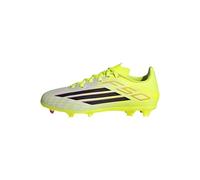 adidas Mixte Enfant F50 League Firm Ground/Multi Ground Football Boots Kids, Team Solar Yellow 2/Core Black/Lucid Red, 36 2/3 EU