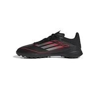 adidas Mixte Enfant F50 League Football Boots Turf Kids, Core Black/Iron Metallic/Lucid Red, 34 EU