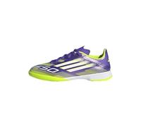 adidas Mixte Enfant F50 League Indoor Football Boots Kids Chaussures, Purple Rush/Cloud White/Lucid Lemon, 35 1/2 EU