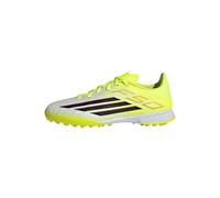 adidas Mixte Enfant F50 League Turf Football Shoes Kids, Team Solar Yellow 2/Core Black/Lucid Red, 38 2/3 EU