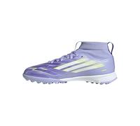 adidas Mixte Enfant F50 SPARKFUSION League W Mid Turf Football Boots Kids Chaussures, Violet Tone/Lucid Lemon/Purple Rush, 33 EU
