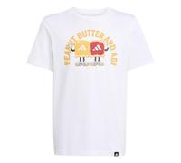 adidas Mixte Enfant Food Graphic T-Shirt Junior, White, 7-8 Years