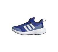 adidas Fortarun 2.0 Cloudfoam Elastic Lace Top Strap Shoes Chaussures de Course, Lucid Blue/Cloud White/Blue Fusion, 30 EU