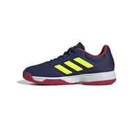 adidas Mixte Enfant Gamespec Kids Tennis Shoes Chaussures, Dark Blue/Lucid Lemon/FTWR White, 33 1/2 EU