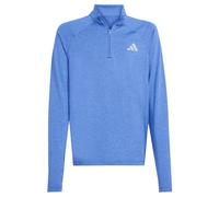 adidas Mixte Enfant Goto PZ 1/4 Zip Longsleeve Tee, Royal Blue/Blue Fusion/Reflective Silver, 11-12 Years