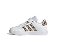 Adidas Mixte Enfant Grand Court 2.0 Shoes Children, Cloud White/Magic Beige/Matte Gold, 29 EU