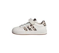 adidas Mixte Enfant Grand Court 3.0 Children Shoes, Core White/Crystal Linen/Aurora Coffee, 28 1/2 EU