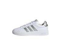 Baskets adidas Grand Court 3.0 blanc gris argent junior - 40