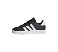 adidas Mixte enfant Grand Court Lifestyle Tennis Lace-Up Shoes, Core Black / Cloud White / Core Black, 33 1/2 EU