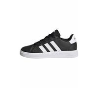 adidas Mixte enfant Grand Court Lifestyle Tennis Lace-Up Shoes, Core Black / Cloud White / Core Black, 36 EU