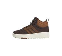 adidas Mixte Enfant Hoops 4.0 Mid J Shoes Chaussures, Shadow Brown/Supplier Colour/Off White, 35 1/2 EU