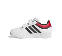 adidas Mixte Enfant Hoops 4.0 Shoes, FTWR White/Core Black/Better Scarlet, 30 EU