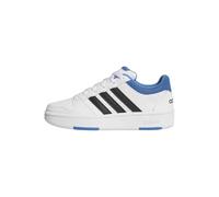 adidas Mixte Enfant Hoops Classic J Shoes, FTWR White/Core Black/Ray Blue, 36 2/3 EU