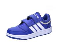 adidas Mixte Enfant Hoops Lifestyle Basketball Hook-and-Loop Shoes, Team Royal Blue/Cloud White/Orbit Grey, 30 EU