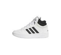 adidas Mixte Enfant Hoops Mid Classic Shoes, FTWR White/Core Black/Orbit Grey, 35 1/2 EU