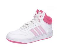 Chaussures Adidas Hoops 3.0 Mid K pour Fille - Blanc - Basket-ball - Multisport - Indoor 38 2/3