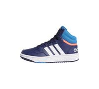 adidas Mixte Enfant Hoops Mid Shoes Chaussures, Dark Blue Blue Rush Turbo, 38 2/3 EU
