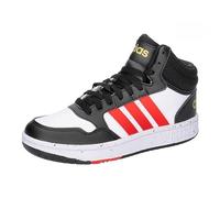 adidas Mixte enfant Hoops Mid Shoes, Cloud White / Vivid Red / Core Black, 39 1/3 EU