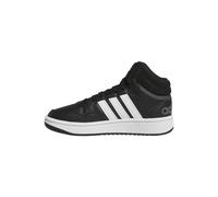 adidas Mixte Enfant Hoops Mid Shoes, Core Black/Cloud White/Grey Six, 30 EU