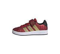 adidas Mixte Enfant Marvel Avengers Grand Court Shoes Kids, Better Scarlet/Matte Gold/Core Black, 38 2/3 EU