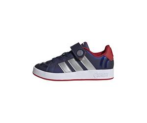 adidas Mixte Enfant Marvel Avengers Grand Court Shoes Kids, Dark Blue/Matte Silver/Better Scarlet, 28 1/2 EU