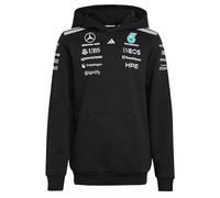 adidas Mixte Enfant Mercedes - Amg Petronas Formula 1 Team Driver Hood Sweatshirt, Black, 15-16 Years