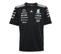 adidas Mixte Enfant Mercedes - AMG Petronas Formula One Team Driver Jersey Black Youth, Black/White, 13-14 Years