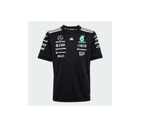 adidas Mixte Enfant Mercedes - AMG Petronas Formula One Team Driver Jersey Black Youth, Black/White, 9-10 Years