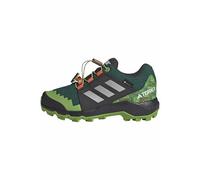 adidas Mixte Enfant Minecraft Terrex Gore-Tex Hiking Shoes Chaussures, Collegiate Green/Matte Silver/Semi Impact Orange, 4.5 UK Child