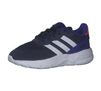 Adidas Mixte Enfant Nebzed Lifestyle Lace Running Shoes, Dark Blue/Cloud White/Lucid Blue, 40 EU