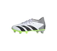 adidas Mixte Enfant Predator Accuracy.3 Soft Ground Boots, Cloud White/Core Black/Lucid Lemon, 28 EU