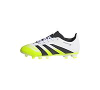 adidas Mixte Enfant Predator Club Firm Ground/Multi Ground Football Boots Kids, Cloud White/Core Black/Lucid Lemon, 31 EU