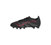 adidas Mixte Enfant Predator Club Firm Multi Ground Football Boots Kids Chaussures, Core Black/Grey Four/Lucid Red, 31 1/2 EU