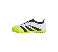 adidas Mixte Enfant Predator Club Turf Football Boots Kids, Cloud White/Core Black/Lucid Lemon, 30 EU