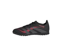 adidas Mixte Enfant Predator Club Turf Football Boots Kids, Core Black/Grey Four/Lucid Red, 35 EU