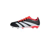 adidas Mixte Enfant Predator League Firm Ground Football Boots, Core Black/Cloud White/Solar Red, 38 EU