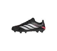 adidas Mixte Enfant Predator League Firm Ground Football Boots Kids, Core Black/FTWR White/Lucid Red, 36 2/3 EU
