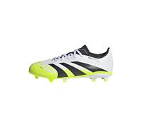 adidas Mixte Enfant Predator League Firm Multi Ground Football Boots Kids Chaussures, Cloud White/Core Black/Lucid Lemon, 34 EU