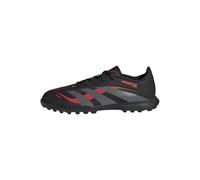 adidas Mixte Enfant Predator League Turf Football Boots Kids, Core Black/Grey Four/Lucid Red, 34 EU