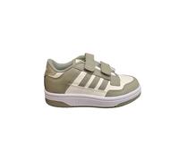 adidas Mixte Enfant Rapid Court CF C Basket, Silver Pebble Cloud White FTWR White, 1 UK Child