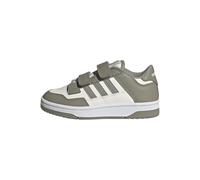 adidas Mixte Enfant Rapid Court CF C Basket, Silver Pebble Cloud White FTWR White, 1 UK Child