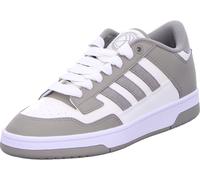 adidas Mixte Enfant Rapid Court Low Junior Shoes, Silver Pebble/Cloud White/FTWR White, 35 1/2 EU