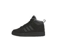 adidas Mixte Enfant Rapid Court Mid Junior Winterized Shoes, Core Black/Grey Six/Bright Royal, 38 EU