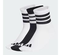 adidas Mixte enfant RIBBED 3PP SOCKS, white/white/black, 4-5 Years