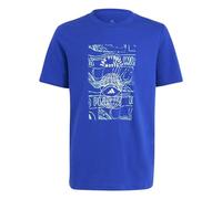adidas Mixte Enfant Run for The Oceans Graphic Tee, Lucid Blue, 13-14 Years