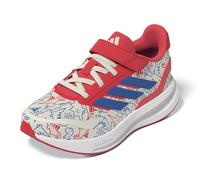 adidas Mixte Enfant RUNFALCON 5 Dino Shoes Children Chaussures de Course, Off White/Bright Royal/Semi Lucid Red, 33 1/2 EU
