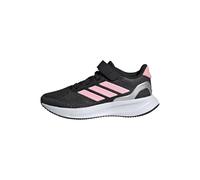 adidas Mixte Enfant RUNFALCON 5 Shoes Kids Chaussures de Course, Core Black/Pink/Silver Metallic, 30 EU